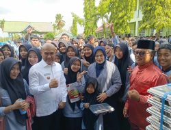 Bupati Dedy Putra bersama Hj Elviana Luncurkan Program MBG di SMAN 2 Bungo