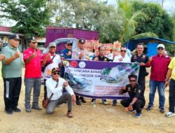 Komunitas Wartawan Tebo, Ormas dan LSM Serahkan Donasi Banjir ke Yayasan Tri Buana Abadi