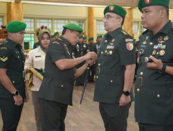 Danrem 042/Gapu Pimpin Penyerahan Jabatan Kasrem dan Sertijab Dua Dandim