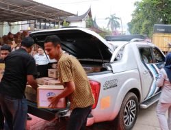 Jasa Raharja Serahkan Bantuan di Lubuk Minturun, Sumatra Barat, Pascabencana Banjir Bandang dan Tanah Longsor