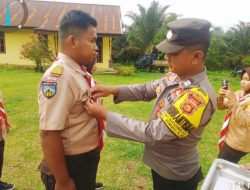 Pelantikan Dewan Saka Bhayangkara Rimbo Ilir, Pembina Tekankan Karakter dan Dedikasi