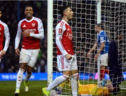 Arsenal Tundukkan Portsmouth 4-1, Martinelli Cetak Hattrick di Babak Ketiga Piala FA