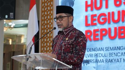 Hadiri HUT LVRI Ke-69 dan HUT Ke-45 PPM, Sekda Sudirman Ajak Lestarikan Nilai Perjuangan Veteran