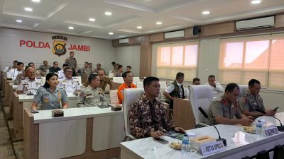 Kakanwil Jasa Raharja Jambi Hadiri Rapat FKLL PAM Natal 2025 dan Tahun Baru 2026