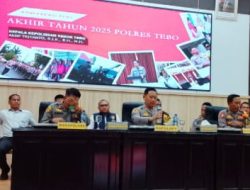 Polres Tebo Gelar Konferensi Pers Akhir Tahun 2025, Paparkan Capaian Kinerja dan Kondusivitas Kamtibmas