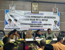 Enam DPRD Dapil I Hadiri Musrenbang RKPD Kecamatan Pasar Muara Bungo