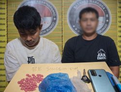 Satresnarkoba Polres Bungo Amankan Dua Pelaku Narkotika Jenis Ekstasi