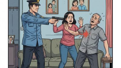 Oknum Polisi Polres Tebo Tertembak Saat Diamankan