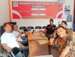 Sambangi KAWAT, SMSI Tebo : Berita Media Siber Perlu Terus Ditingkatkan
