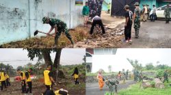 Ciptakan Lingkungan Bersih, TNI-Polri dan Instansi Terkait Laksanakan Korve Massal
