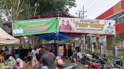 Hari Ketujuh Ramadhan, Pasar Beduk Muara Bungo Dipadati Pemburu Takjil