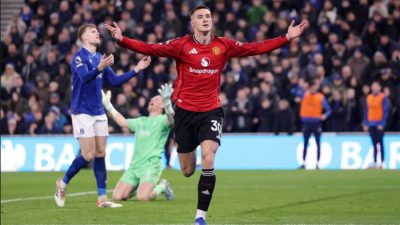 Manchester United Curi Tiga Poin di Markas Everton Lewat Gol Tunggal Sesko
