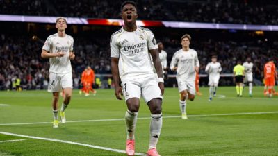 Real Madrid Hancurkan Real Sociedad 4-1 di Bernabéu