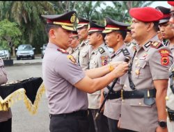 Kapolres Tebo Pimpin Sertijab PJU dan sejumlah Kapolsek