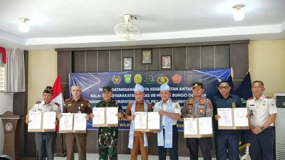 Bupati bersama Forkopimda Teken Kesepakatan Pidana Kerja Sosial di Lapas Kelas IIB Muara Bungo