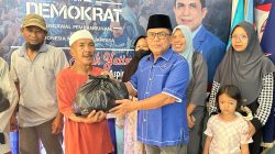 Bulan Penuh Berkah, DPC Demokrat Bungo Berbagi Sembako ke Kaum Duafa