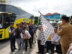 Gubernur Al Haris Lepas 198 Mudik Gratis untuk Warga Jambi dan Mahasiswa di Perantauan