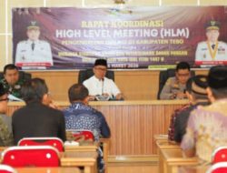 Rakor High Level Meeting Pengendalian Inflasi, Ini Pesan Wabup Tebo