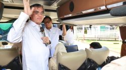 Lepas Mudik 1.431 Pekerja Panasonic, Menaker: Perusahaan Harus Memanusiakan Pekerja