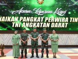 Kasad Pimpin Laporan Korps PATI TNI AD, Danrem 042/Gapu Resmi Naik Pangkat