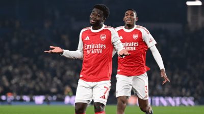 Arsenal Menang Tipis 1-0 atas Brighton, Kokoh di Puncak Klasemen