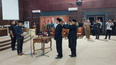 DPRD Tebo Gelar Paripurna Pengambilan Sumpah PAW Anggota DPRD Sisa Masa Jabatan 2024–2029