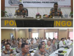 Wakapolda Jambi Beri Arahan di Polres Bungo, Tekankan Profesionalisme dan Pelayanan Publik