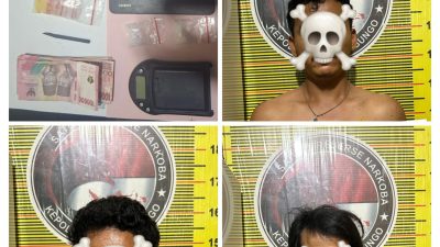 Digerebek di Siang Bolong, Tiga Pria di Bungo Diciduk Polisi, Sabu 4,45 Gram Disita