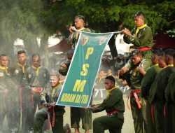 Pencak Silat Militer Dikukuhkan, Prajurit Kodam XX/TIB Makin Tangguh