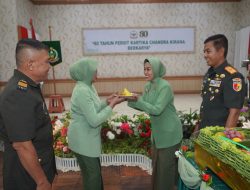 HUT Persit ke-80, Danrem 042/Gapu Ingatkan Bijak Bermedsos dan Jaga Keluarga