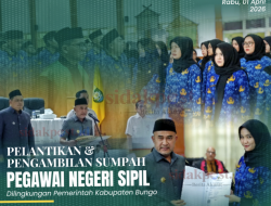 Lantik 132 CPNS Jadi PNS, Bupati Dedy Tekankan Disiplin dan Integritas