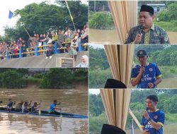 Festival Pacu Perahu Karang Taruna di Tanjung Gedang Resmi Dibuka, Wabup Bungo Beri Apresiasi