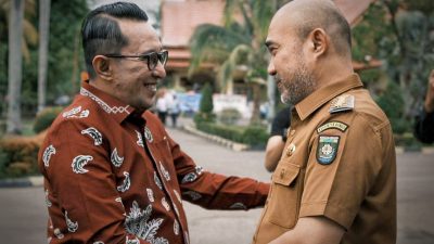 Penuh Keakraban, Bupati Dedy Putra Sambut Bupati Tanah Datar di Acara Silaturahmi IKTD 