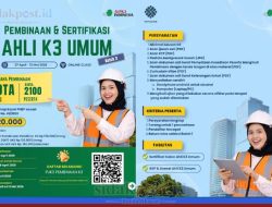 Siap-siap! Kemnaker Buka Lagi Pembinaan K3 Gratis untuk 2.100 Peserta