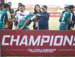 Gubernur Al Haris Dukung Liga 4 Digelar di Stadion Swarna Bhumi, Persebri Wakili Jambi ke Tingkat Nasional
