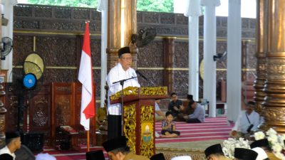 Wagub Sani Ajak Perkuat Ukhuwah dan Sinergi Umat dalam Tabligh Akbar Pemprov bersama BKMT Provinsi Jambi