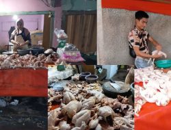 Harga Daging Ayam di Pasar Bungur Bertahan di Rp40 Ribu per Kilogram