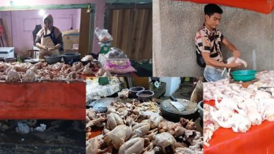 Harga Daging Ayam di Pasar Bungur Bertahan di Rp40 Ribu per Kilogram