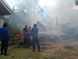 Bangsal Kayu dan Satu Unit Mobil Ludes Terbakar di Bungo, Kerugian Capai Rp 150 juta