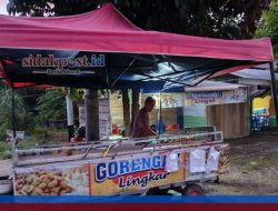 Dari Subuh hingga Habis, “Gorengan Lingkar” Mas Adi Laris di Simpang Bandara Bungo