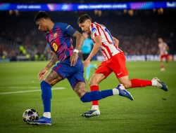 Atlético Madrid Bungkam Barcelona 2-0, Kartu Merah Jadi Titik Balik