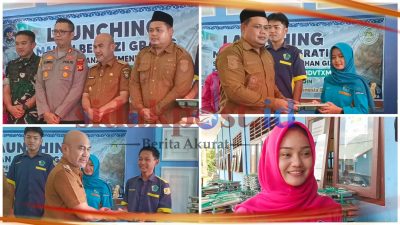 Luncurkan Program MBG di SMKN 6 Bungo, Bupati Berharap Gizi Pelajar Meningkat