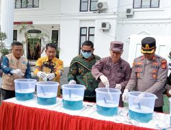 Kejari Bungo Musnahkan Barang Bukti Senilai Rp 900 Juta