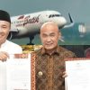 Batik Air Resmi Terbang Harian dari Muara Bungo, Tiga Kepala Daerah Teken MoU
