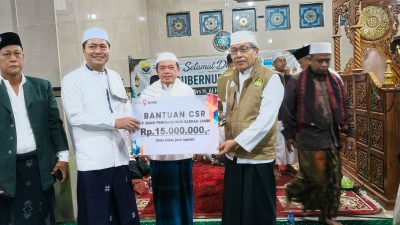 Safari Subuh Pemprov Jambi di Masjid Hidayatullah, Al Haris Serahkan Santunan dan Bantuan untuk Masjid