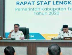 Agus Rubiyanto Pimpin Rapat Staf Lengkap, Tekankan Disiplin dan Percepatan Program Prioritas