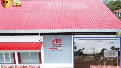 Dikebut Kodim 0416/Bute, Puluhan Kantor Kopdes Merah Putih Rampung dan Siap Dipakai Warga