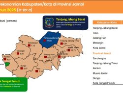 Tanjung Jabung Barat Catat Pertumbuhan Ekonomi Tertinggi di Jambi pada 2025