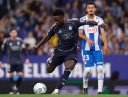 Real Madrid Tumbangkan Espanyol, Vinícius Jr Jadi Bintang di RCDE Stadium