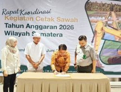 Wabup Tebo Hadiri Rakor Konstruksi Cetak Sawah Tahun 2026 di Palembang Menulis